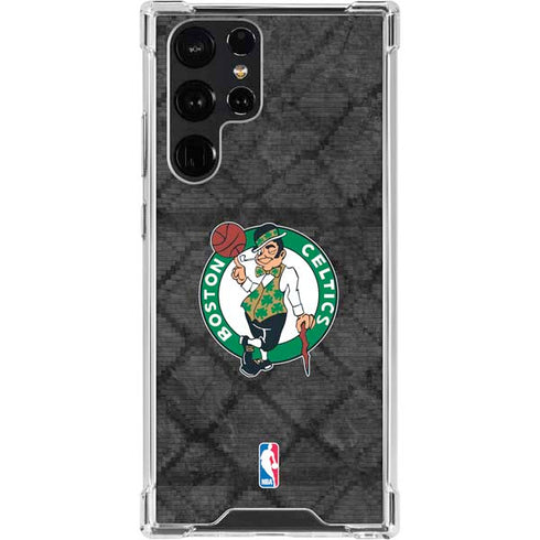 NBA Boston Celtics Dark Rust Galaxy S23 Ultra Clear Case