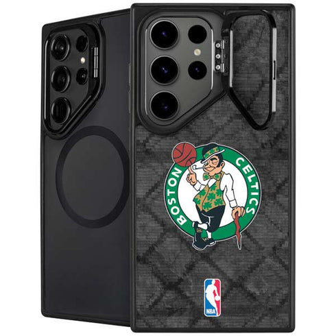 NBA Boston Celtics Dark Rust Galaxy S25 Ultra Kickstand Case