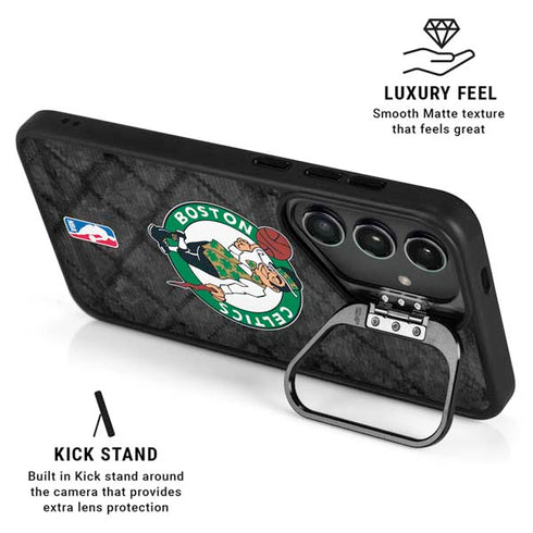NBA Boston Celtics Dark Rust Galaxy S25 Ultra Kickstand Case