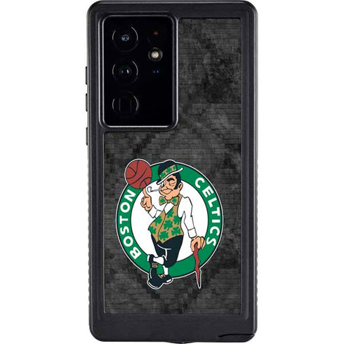 NBA Boston Celtics Dark Rust Galaxy S24 Ultra Waterproof Case