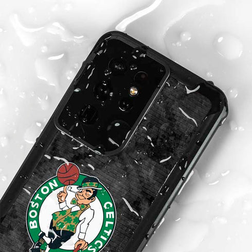 NBA Boston Celtics Dark Rust Galaxy S24 Ultra Waterproof Case