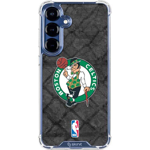 NBA Boston Celtics Dark Rust Galaxy S25 Clear Case
