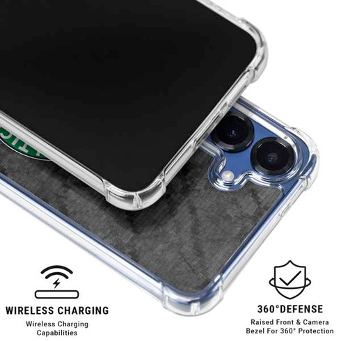 NBA Boston Celtics Dark Rust Galaxy S25 Plus Clear Case