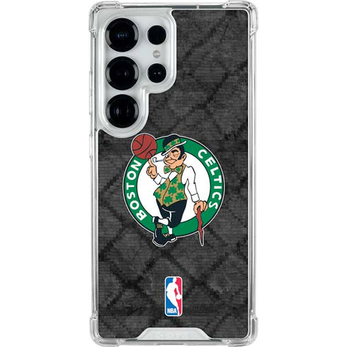 NBA Boston Celtics Dark Rust Galaxy S25 Ultra Clear Case