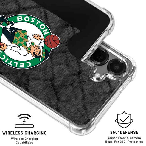 NBA Boston Celtics Dark Rust Galaxy S26 Clear Case