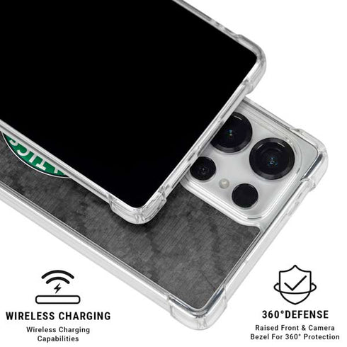 NBA Boston Celtics Dark Rust Galaxy S26 Ultra Clear Case