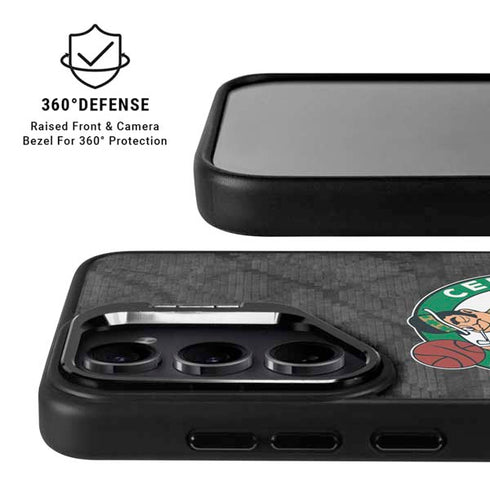 NBA Boston Celtics Dark Rust Galaxy S26 Ultra Kickstand Case