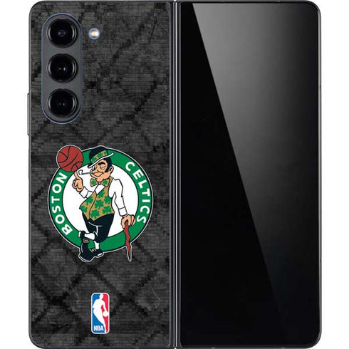 NBA Boston Celtics Dark Rust Galaxy Z Fold5 5G Skin