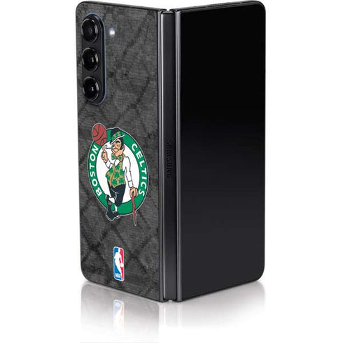 NBA Boston Celtics Dark Rust Galaxy Z Fold5 5G Skin