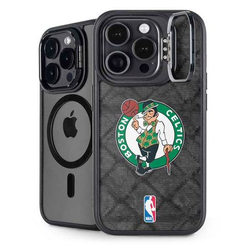 NBA Boston Celtics Dark Rust iPhone 14 Pro Kickstand Case