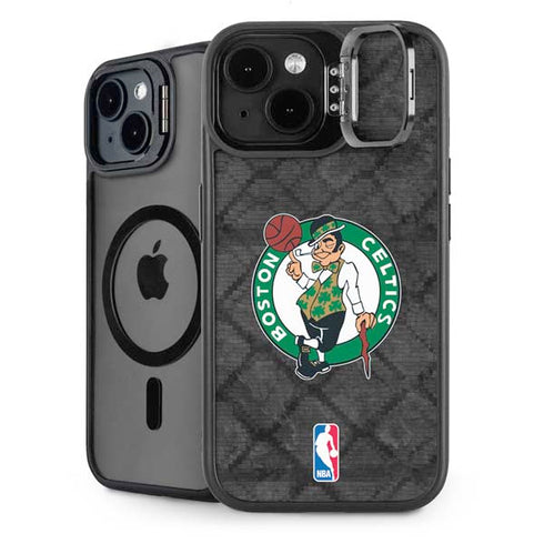 NBA Boston Celtics Dark Rust iPhone 15 Plus Kickstand Case