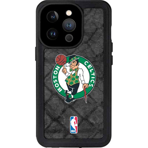 NBA Boston Celtics Dark Rust iPhone 15 Pro Waterproof Case