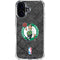 NBA Boston Celtics Dark Rust iPhone 16 Clear Case