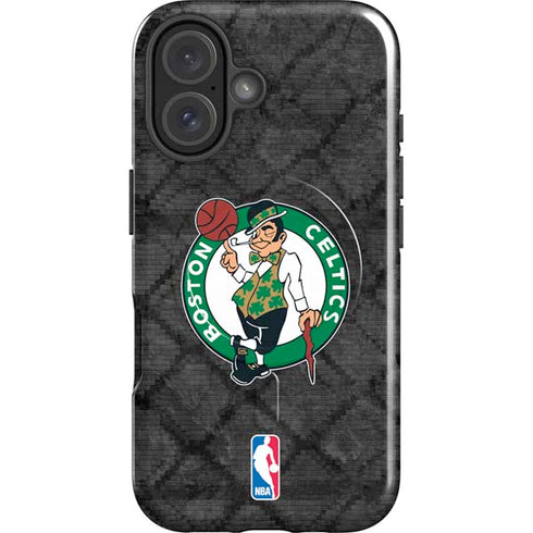 NBA Boston Celtics Dark Rust iPhone 16 Magsafe Impact Case