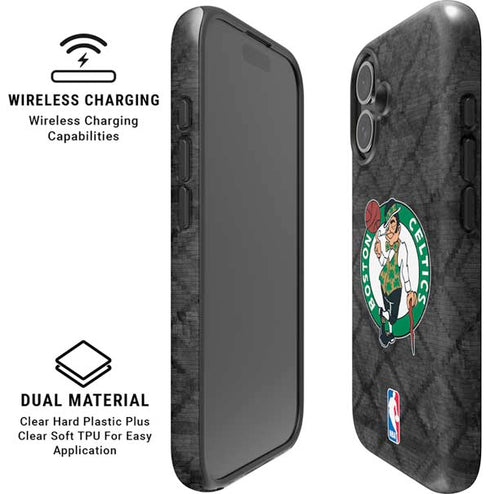 NBA Boston Celtics Dark Rust iPhone 16 Magsafe Impact Case
