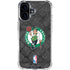 NBA Boston Celtics Dark Rust iPhone 16 Plus Clear Case