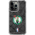 NBA Boston Celtics Dark Rust iPhone 16 Pro Clear Case