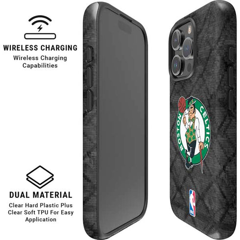 NBA Boston Celtics Dark Rust iPhone 16 Pro Magsafe Impact Case