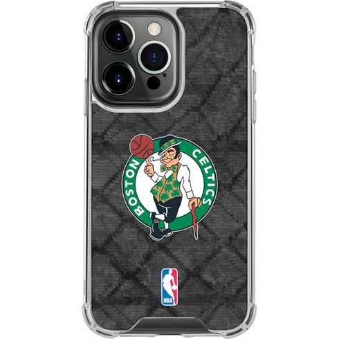 NBA Boston Celtics Dark Rust iPhone 16 Pro Max Clear Case