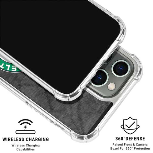 NBA Boston Celtics Dark Rust iPhone 16 Pro Max Clear Case