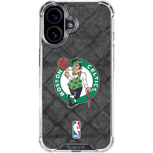 NBA Boston Celtics Dark Rust iPhone 17 Clear Case