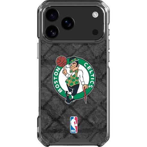 NBA Boston Celtics Dark Rust iPhone 18 Pro Max Clear Case