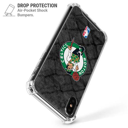 NBA Boston Celtics Dark Rust iPhone X/XS Clear Case