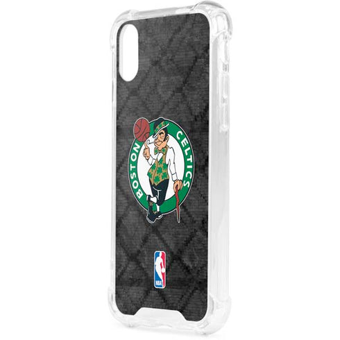 NBA Boston Celtics Dark Rust iPhone XS Clear Case