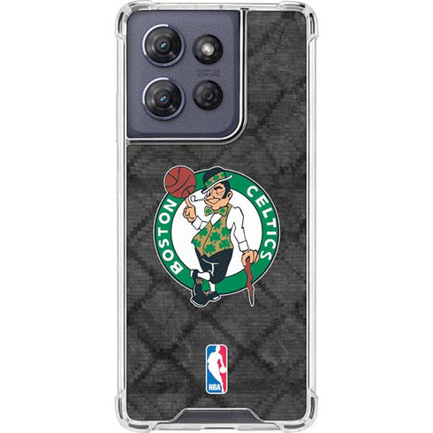 NBA Boston Celtics Dark Rust Moto G Play 5G (2025) Clear Case