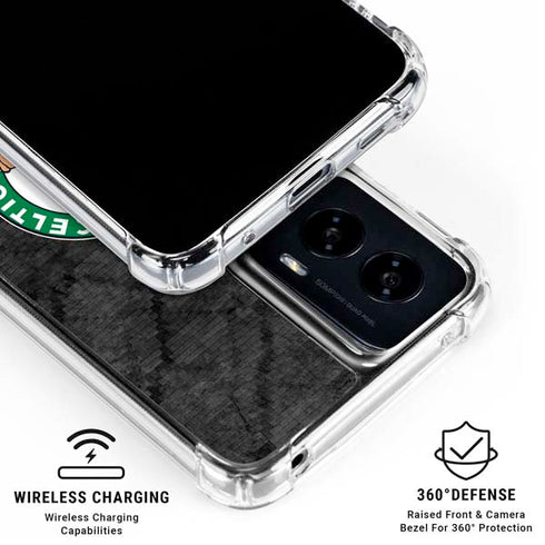 NBA Boston Celtics Dark Rust Moto G Power 5G (2024) Clear Case