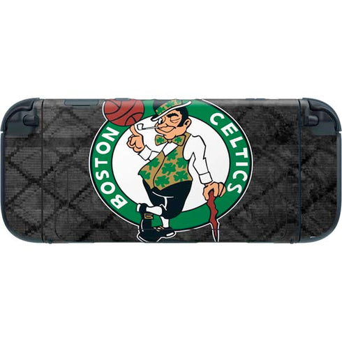 NBA Boston Celtics Dark Rust Nintendo Switch 2 (2025) with Joy-Con Skin