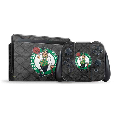 NBA Boston Celtics Dark Rust Nintendo Skins
