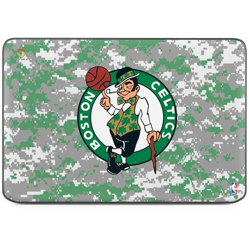 NBA Boston Celtics Digi Camo HP Chromebook Skin