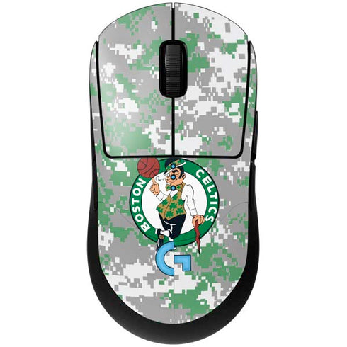 NBA Boston Celtics Digi Camo G Pro Wireless Gaming Mouse Skin