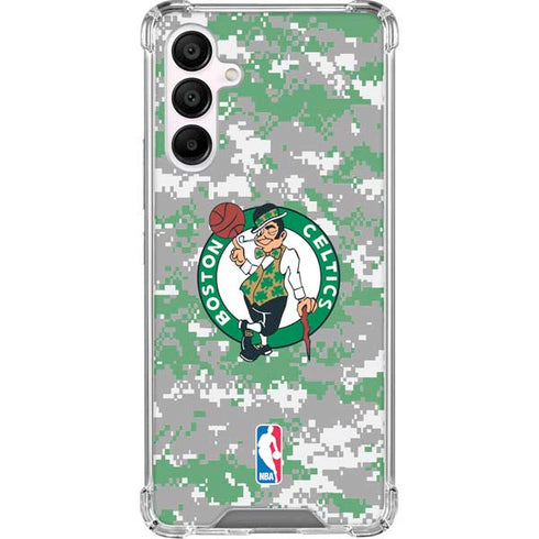 NBA Boston Celtics Digi Camo Galaxy A16 5G Clear Case