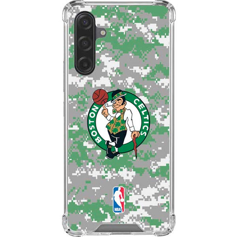 NBA Boston Celtics Digi Camo Galaxy A17 Clear Case
