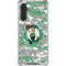 NBA Boston Celtics Digi Camo Galaxy A17 Clear Case