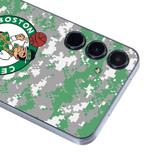 NBA Boston Celtics Digi Camo Galaxy A55 5G Skin