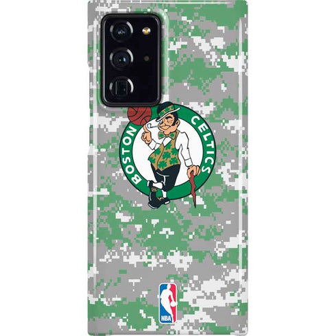 NBA Boston Celtics Digi Camo Galaxy Cases