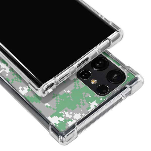 NBA Boston Celtics Digi Camo Galaxy S23 Ultra Clear Case