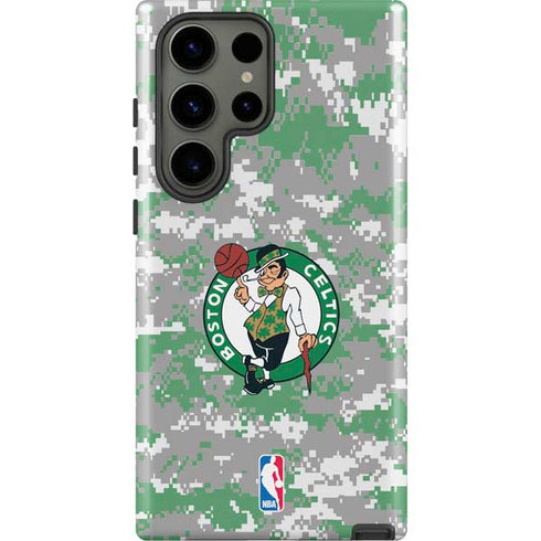 NBA Boston Celtics Digi Camo Galaxy S23 Ultra Pro Case