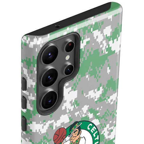 NBA Boston Celtics Digi Camo Galaxy S23 Ultra Pro Case