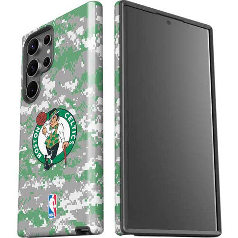 NBA Boston Celtics Digi Camo Galaxy S23 Ultra Pro Case