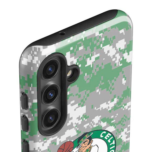 NBA Boston Celtics Digi Camo Galaxy S25 Impact Case