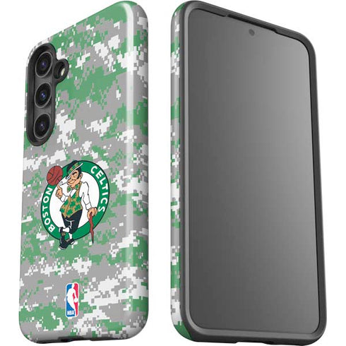 NBA Boston Celtics Digi Camo Galaxy S25 Impact Case