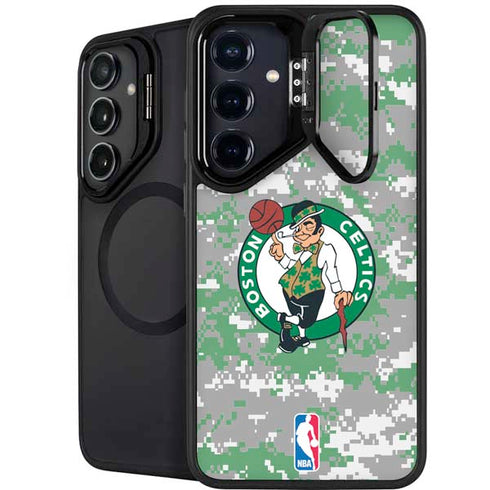 NBA Boston Celtics Digi Camo Galaxy S24 Kickstand Case