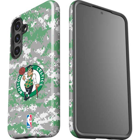 NBA Boston Celtics Digi Camo Galaxy S25 Plus Impact Case