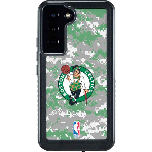 NBA Boston Celtics Digi Camo Galaxy S24 Plus Waterproof Case