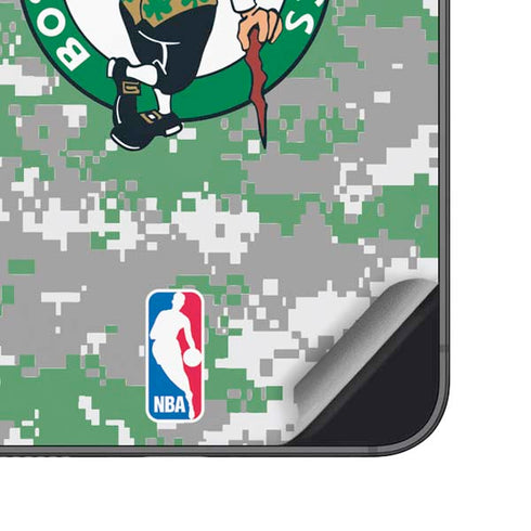 NBA Boston Celtics Digi Camo Galaxy S25 Skin