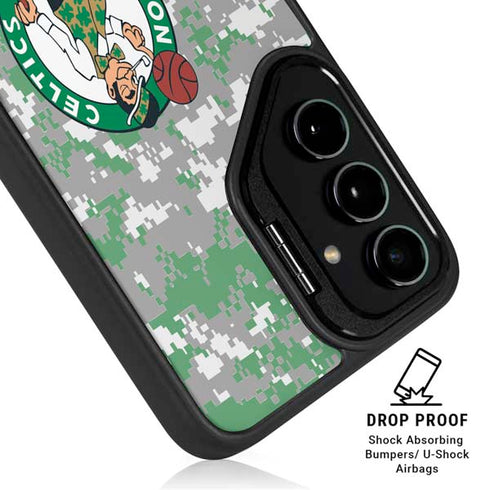 NBA Boston Celtics Digi Camo Galaxy S25 Ultra Kickstand Case